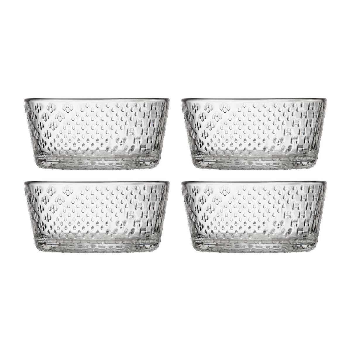 Tundra schaal 25cl helder set van 4 - Tundra bowl 25cl clear 4pc