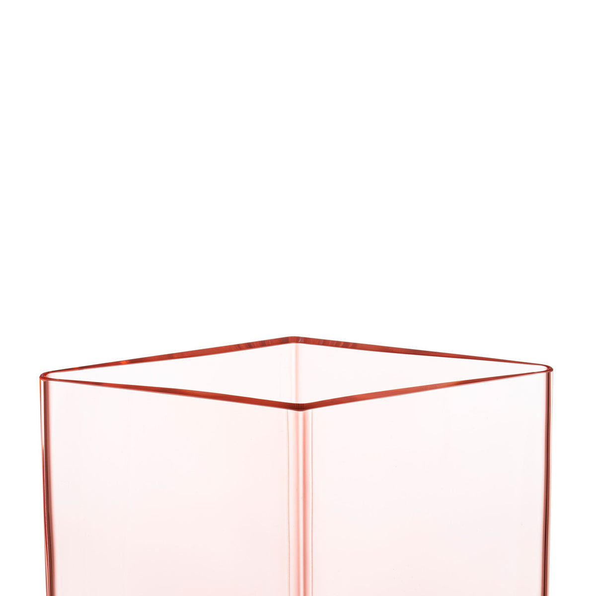 Ruutu-Vase 205 x 180mm Lachsrosa - Ruutu vase 205x180mm salmon pink