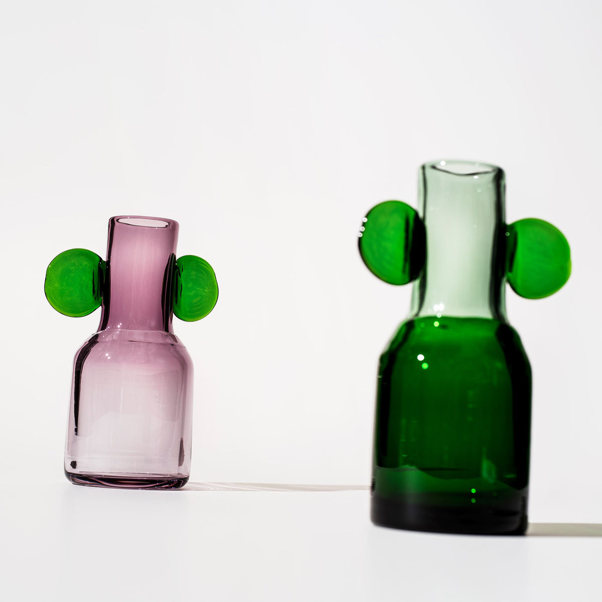 Oiva Toikka Collection kunstvaas 250mm groen-lichtgroen - O.Toikka artvase 250mm green-light green