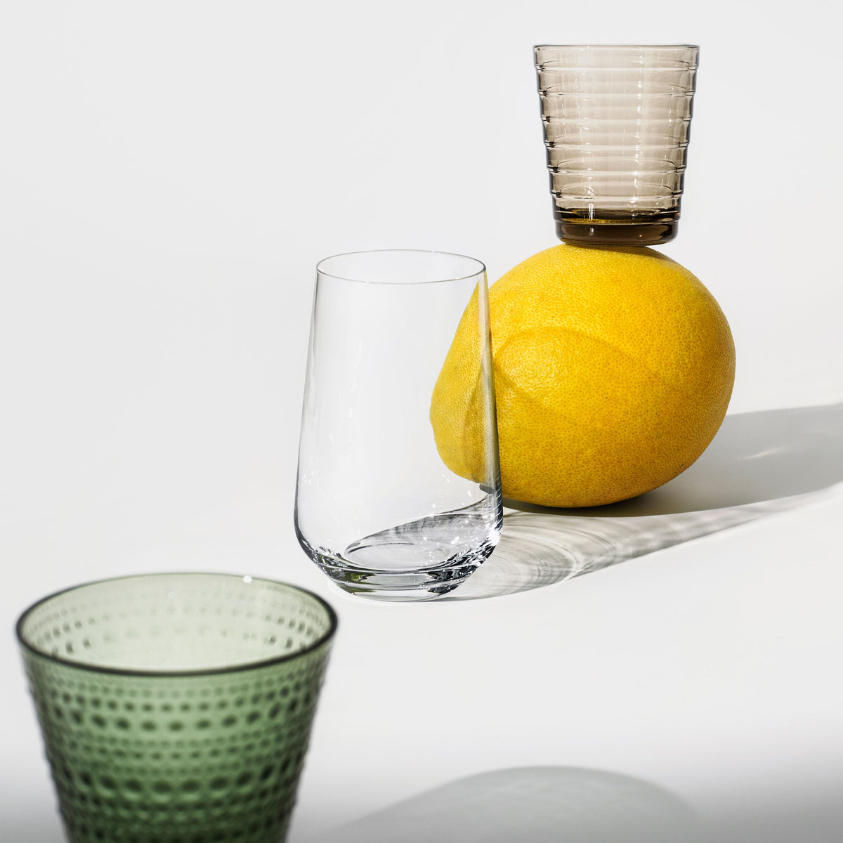 Kastehelmi-Glas 30cl Tannengrün 2 Stk - Kastehelmi tumbler 30cl pine green 2pc