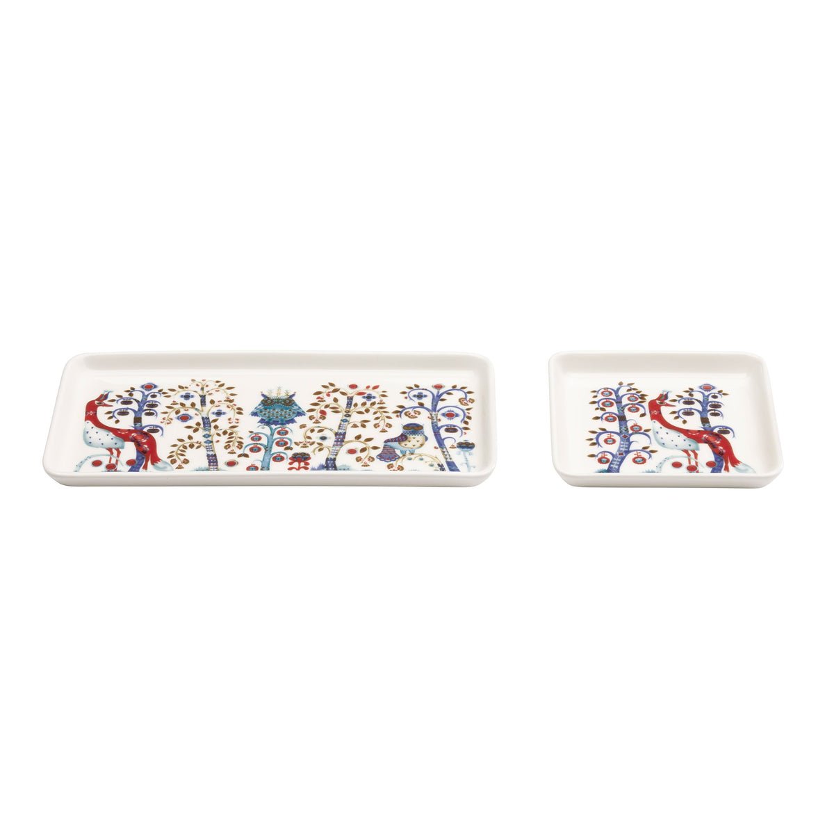 Taika plate rectangle 12x24cm white