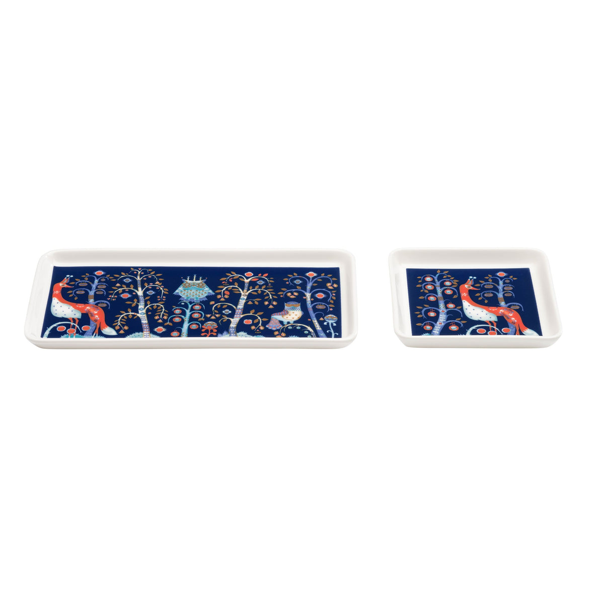 Taika Teller Rechteck 12 x 24cm Blau - Taika plate rectangle 12x24cm blue