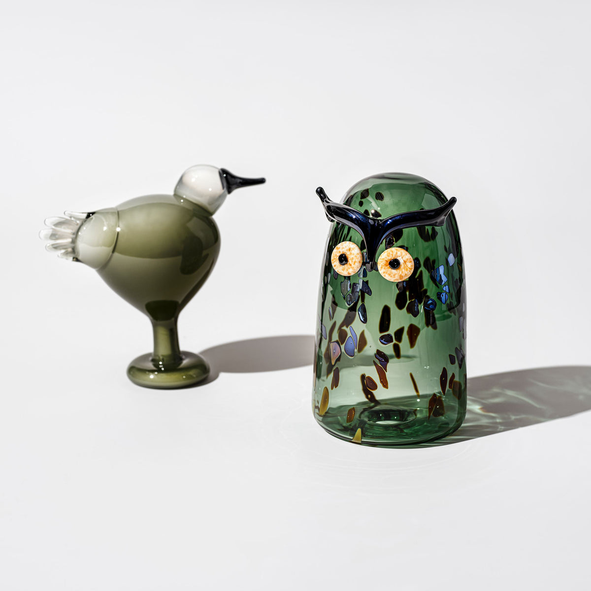 Birds by Toikka Waldohreule 110x175mm Tannengrün - BBT Long-eared owl 110x175mm pine green