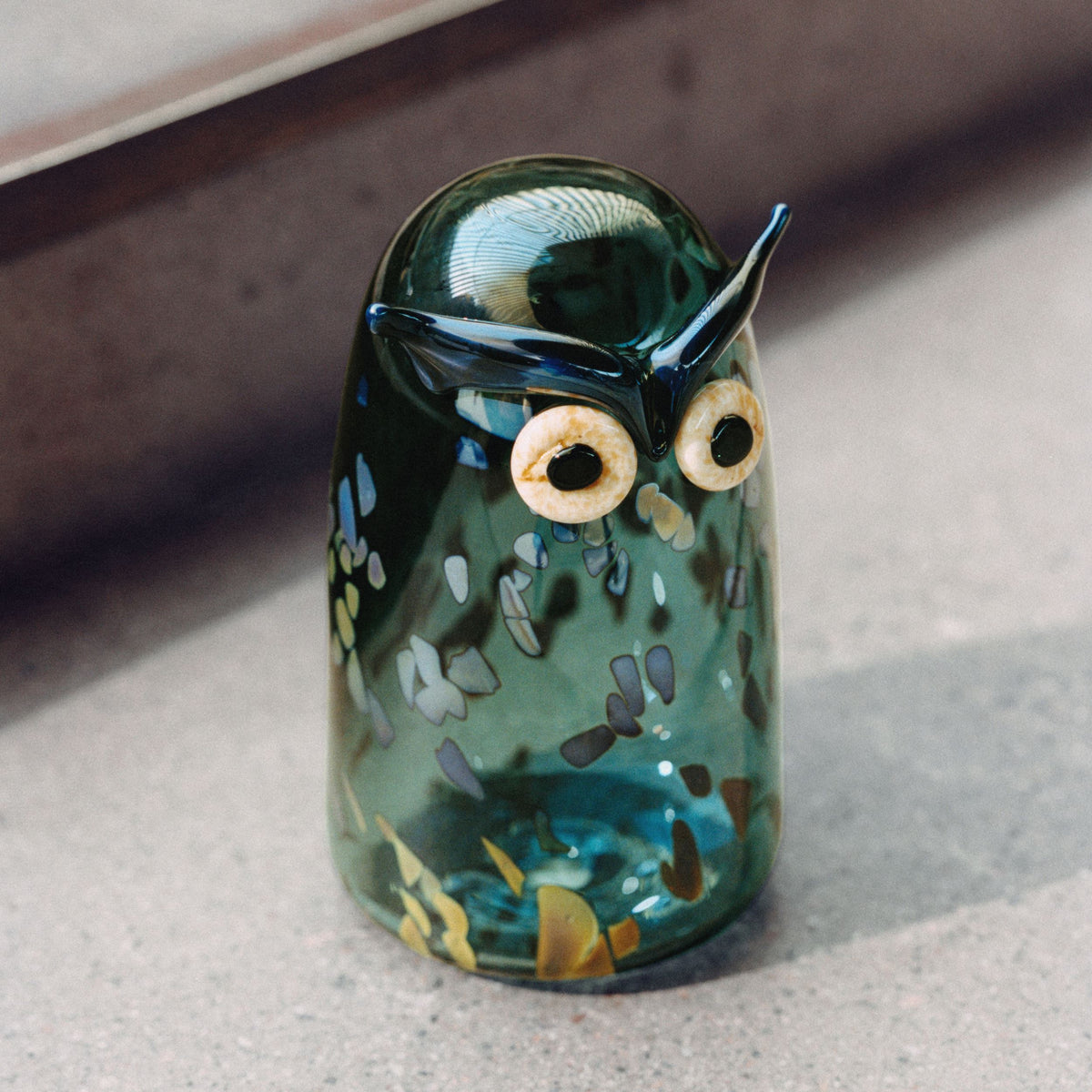 Birds by Toikka Waldohreule 110x175mm Tannengrün - BBT Long-eared owl 110x175mm pine green