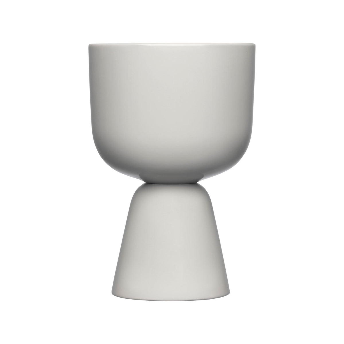 Nappula Kruka 190x125mm ljusgrå - Nappula plant pot 190x125mm pale grey