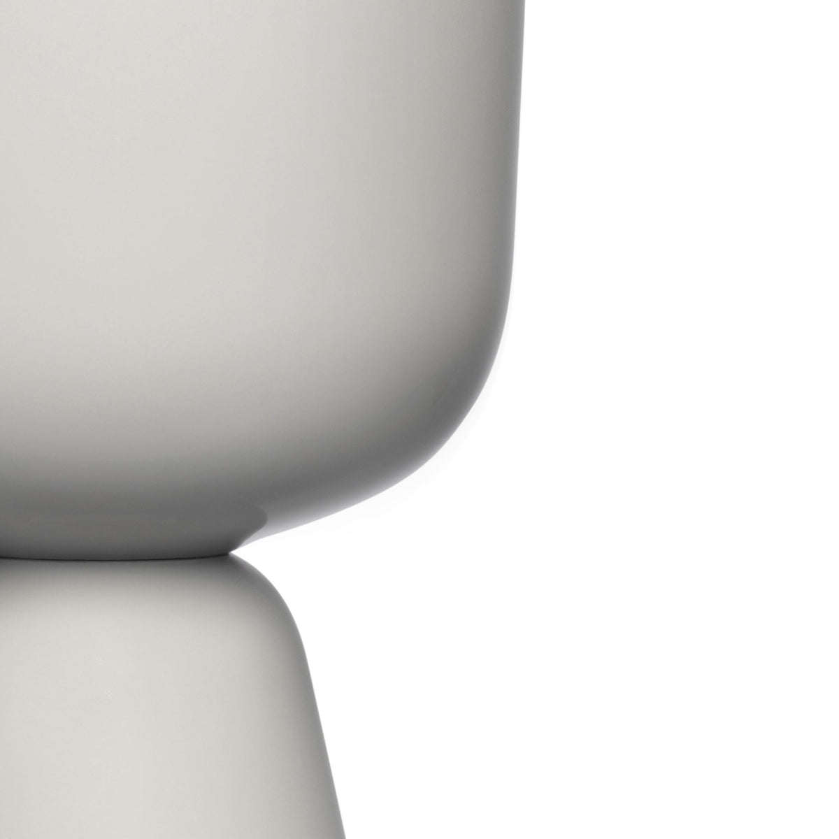 Nappula Kruka 190x125mm ljusgrå - Nappula plant pot 190x125mm pale grey