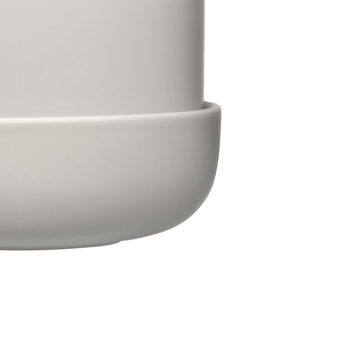 Nappula Blumentopf mit Untersetzer 170x130 Hellgrau - Nappula plant pot w.sauc. 170x130 p.grey