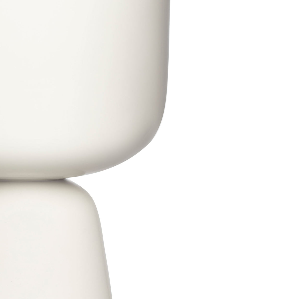 Nappula bloempot 400 x 245 mm wit - Nappula plant pot 400x245mm white