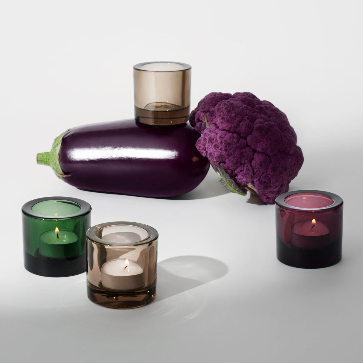 Kivi tealight candleholder 60mm calluna - Kivi  tealight candleh. 60mm calluna