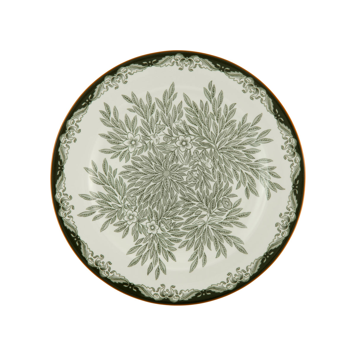 Ostindia Floris lautanen 27cm vihreä - Ostindia Floris plate 27cm green
