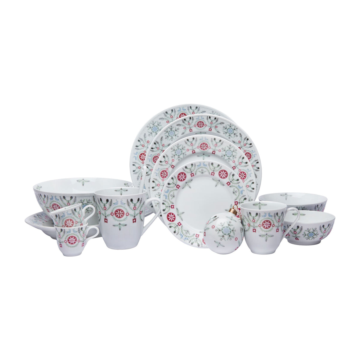 Swedish Grace Winter tallrik djup 25cm - SWGR Winter plate deep 25cm