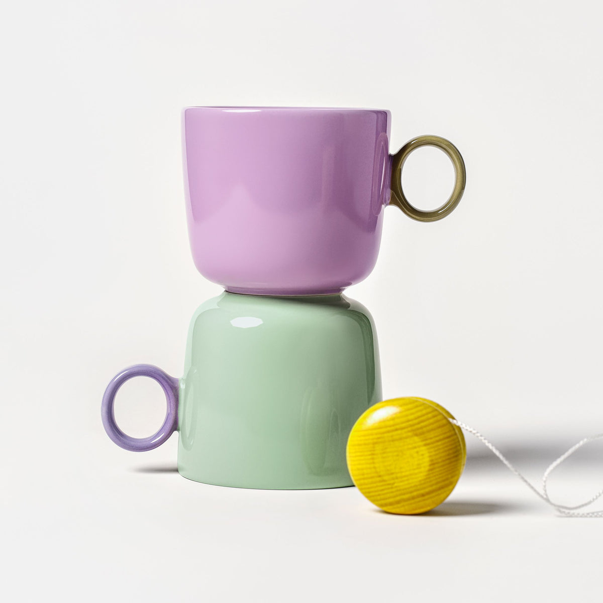Play Becher 0,35l Flieder-Olive - Play mug 0,35l lilac-olive