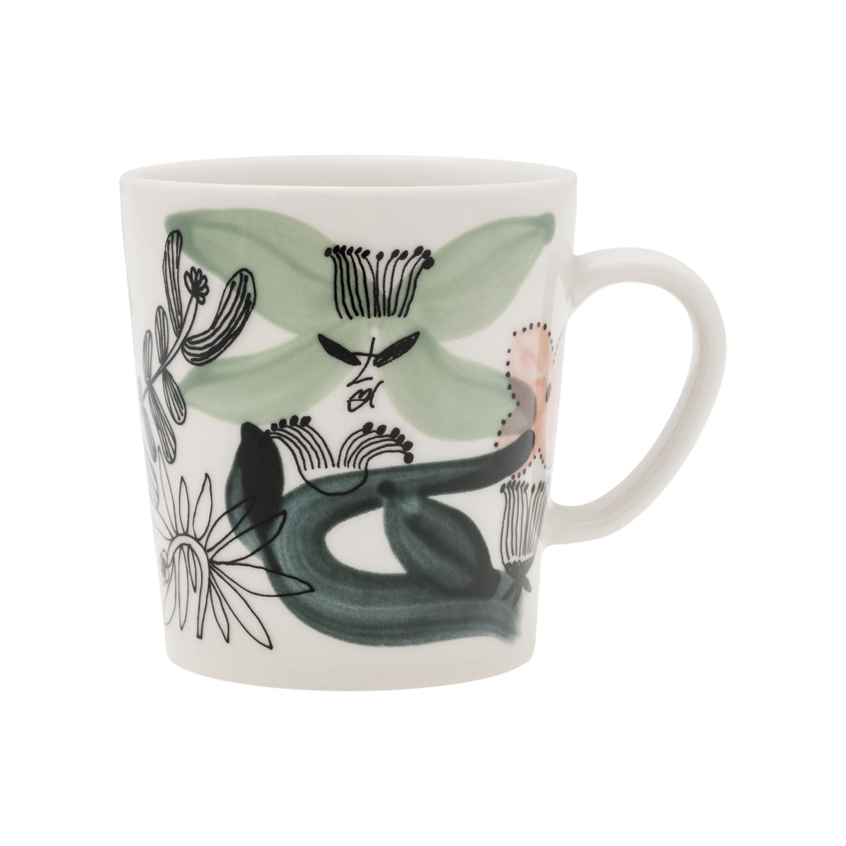 Kukkamaa muki 0,3L vihreä - Kukkamaa mug 0,3L green