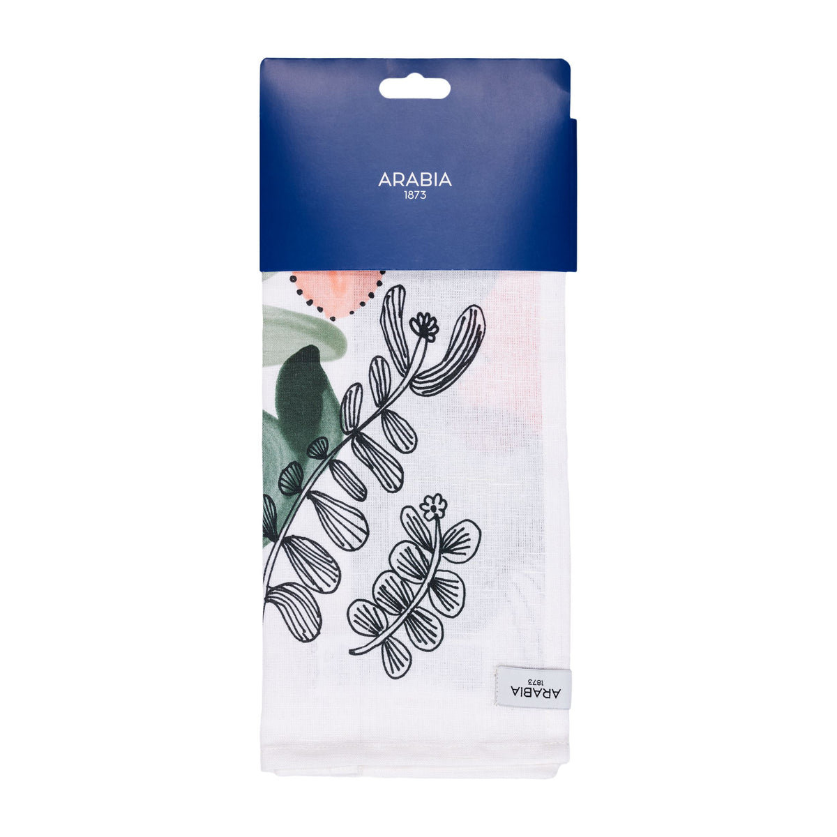 Kukkamaa kökshandduk 50x70cm grön - Kukkamaa teatowel 50x70cm green