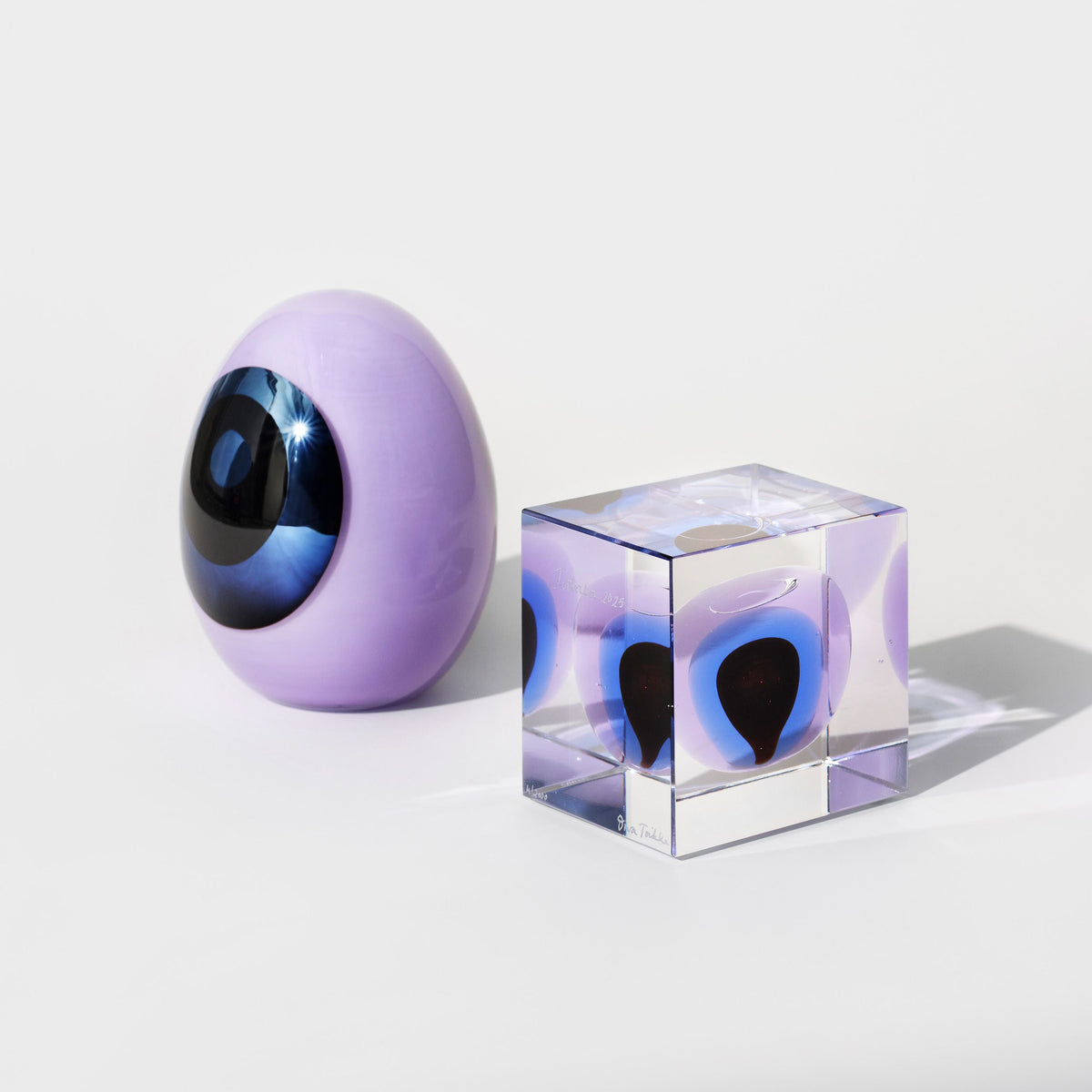 Birds by Toikka Oriol Jahresei 2025 90x130mm helles Flieder - BBT Oriol annual egg 90x130mml.lilac2025