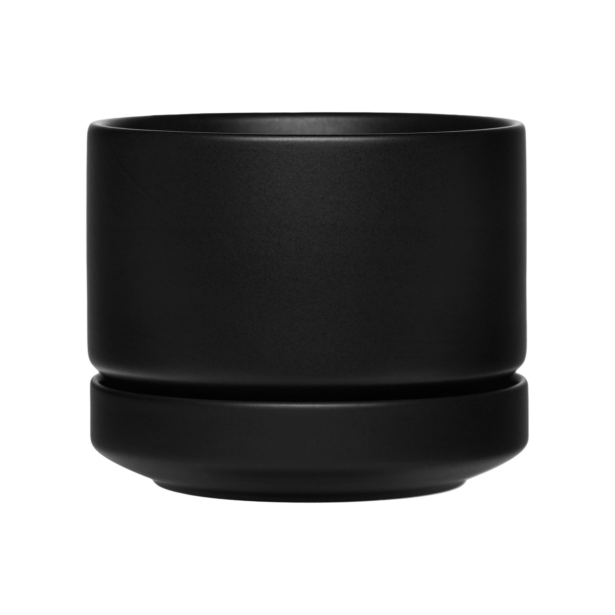 Arabia kukkaruukku SN 16cm matta musta - Arabia plant pot SN 16cm black matt