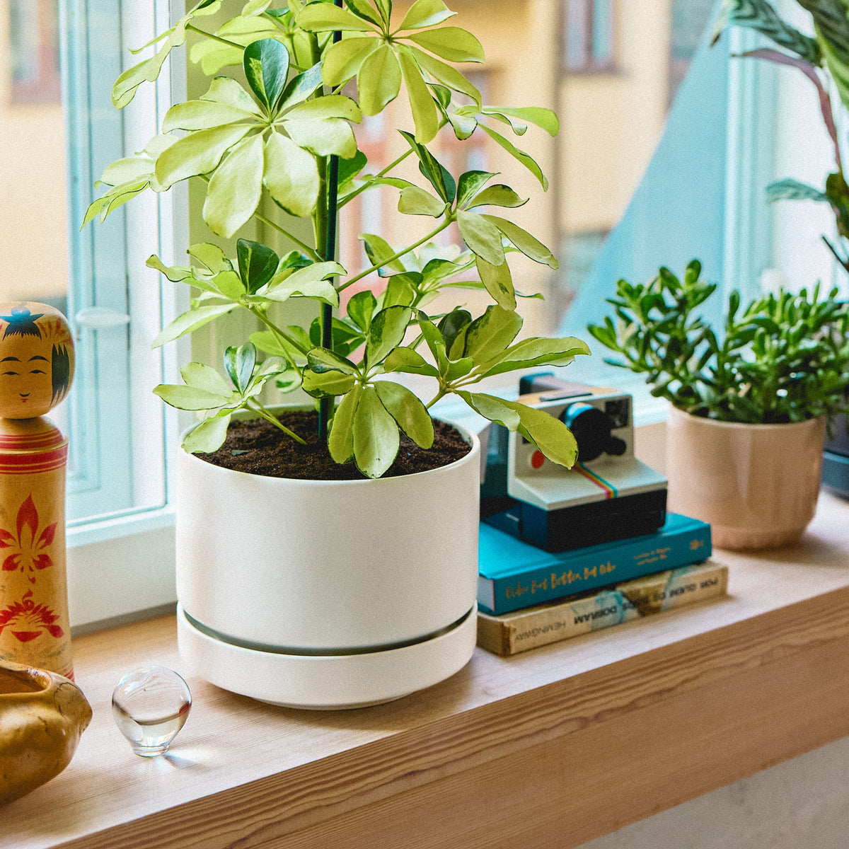 Arabia kukkaruukku SN 19cm matta valkoinen - Arabia plant pot SN 19cm white matt