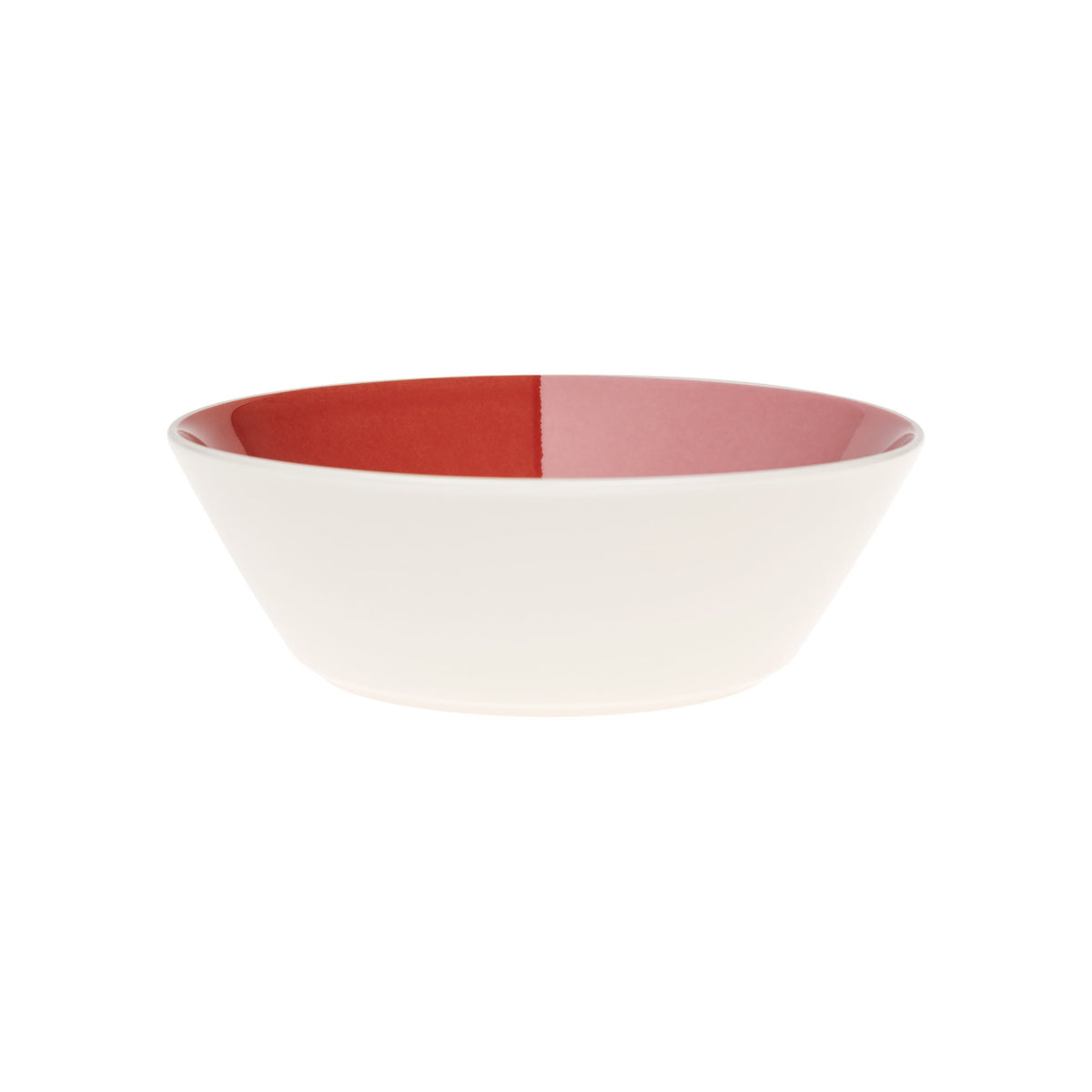 Vuokko kulho 17cm 2-väri pinkki-punainen - Vuokko bowl 17cm 2-väri pink-red