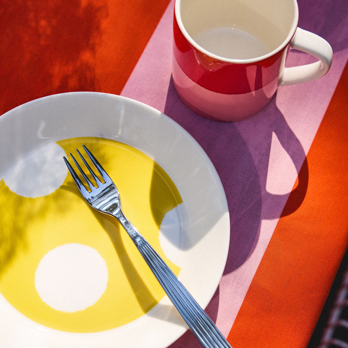 Vuokko tallrik 21cm Kraklee gul - Vuokko plate 21cm Kraklee yellow