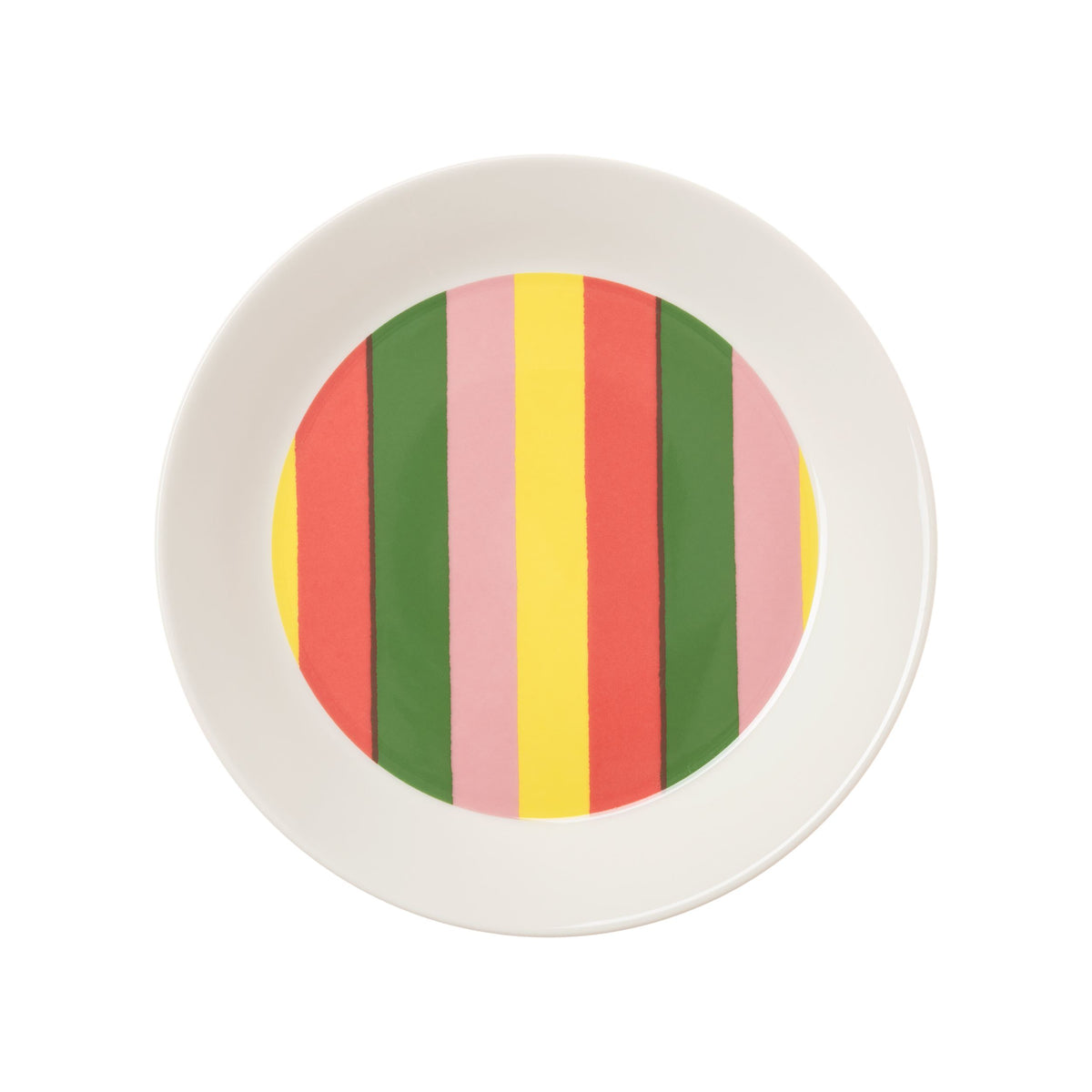 Vuokko lautanen 21cm Pieni 4-raita - Vuokko plate 21cm Pieni 4-raita