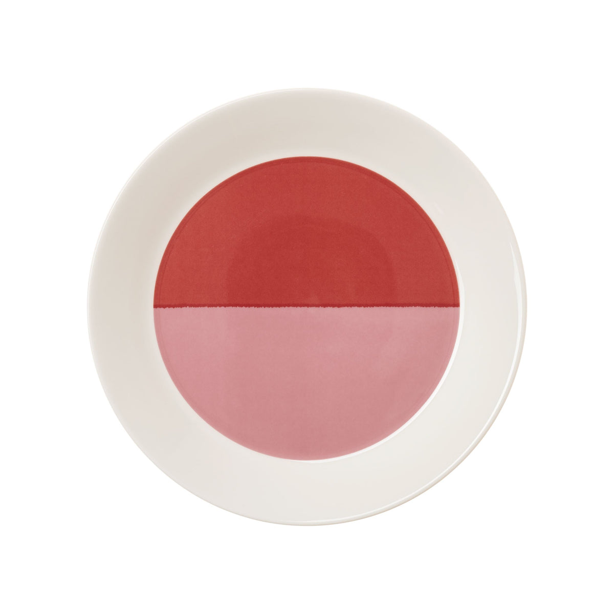 Vuokko lautanen 21cm 2-väri pinkki-punainen - Vuokko plate 21cm 2-väri pink-red