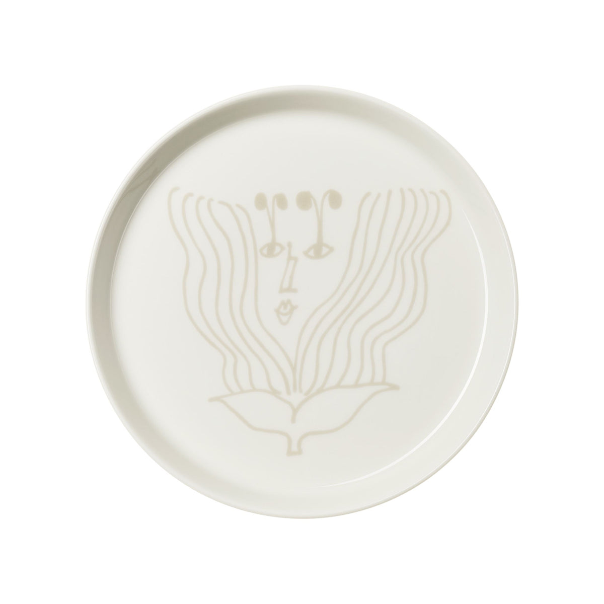 Puutarhurit lautanen 19cm beige - Puutarhurit plate 19cm beige