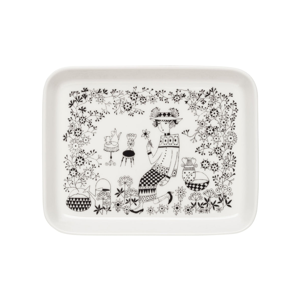 Emilia lautanen 15x19cm - Emilia plate 15x19cm