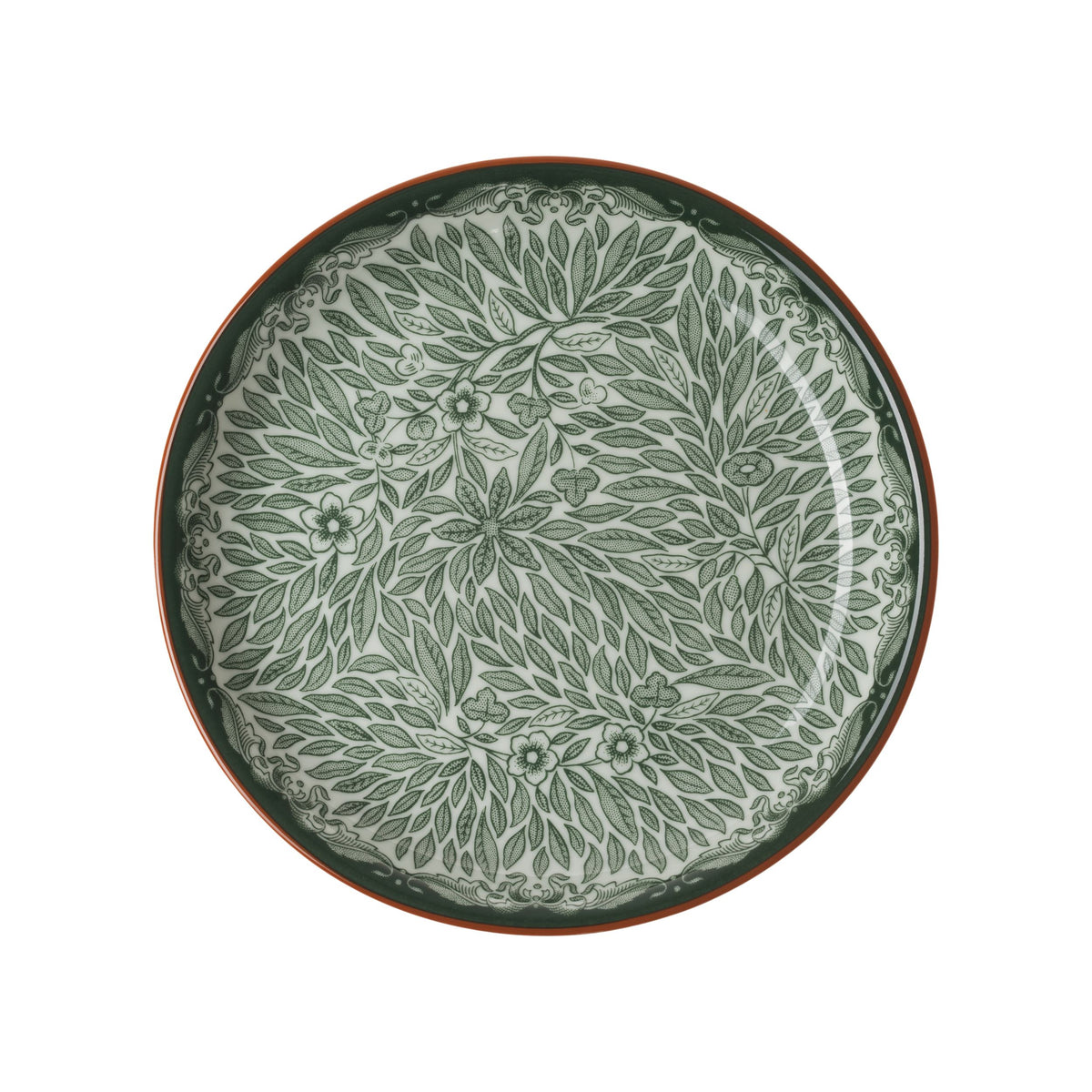 Ostindia Floris lautanen 16cm vihreä - Ostindia Floris plate 16cm green