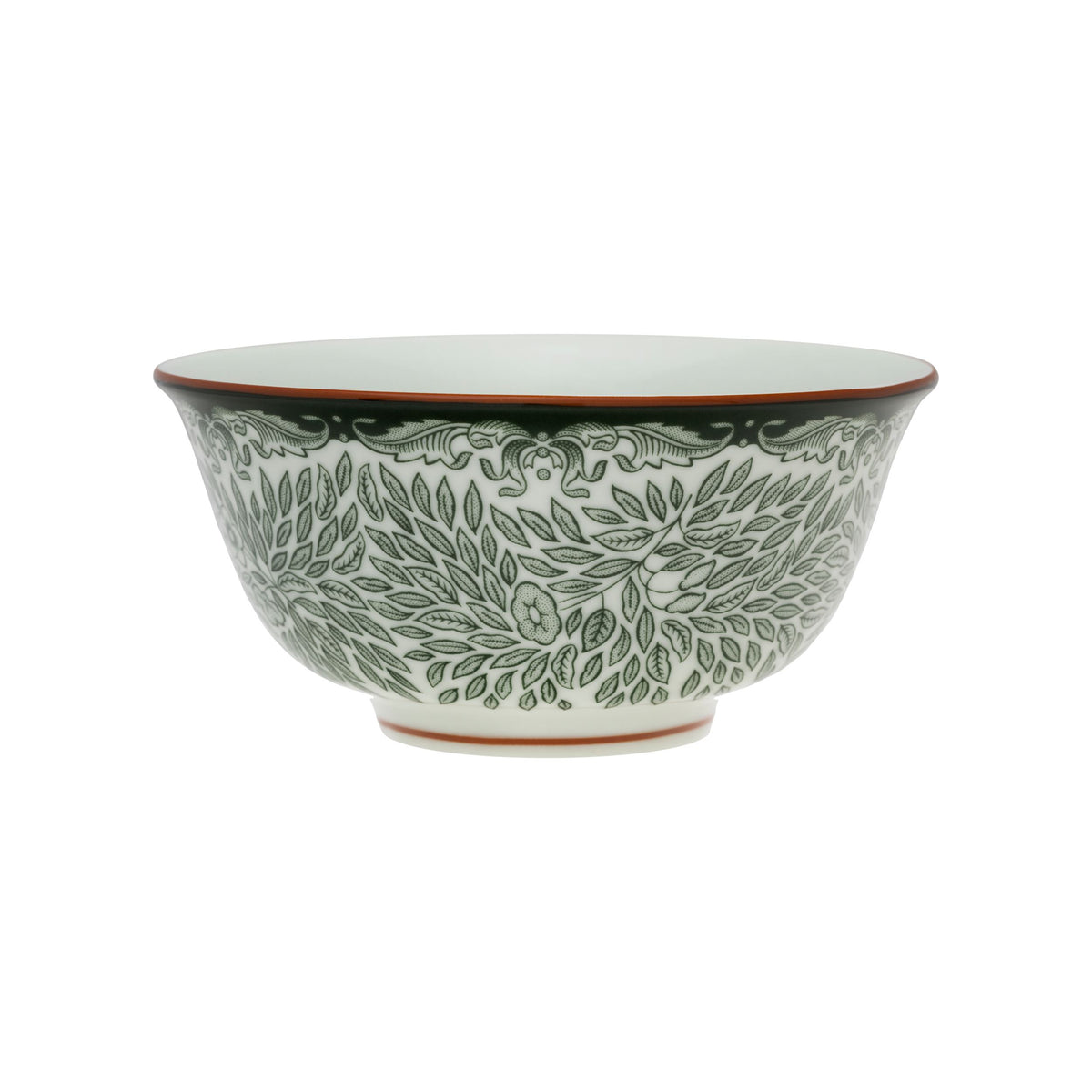 Ostindia Floris skål 30cl grön - Ostindia Floris bowl 30cl green