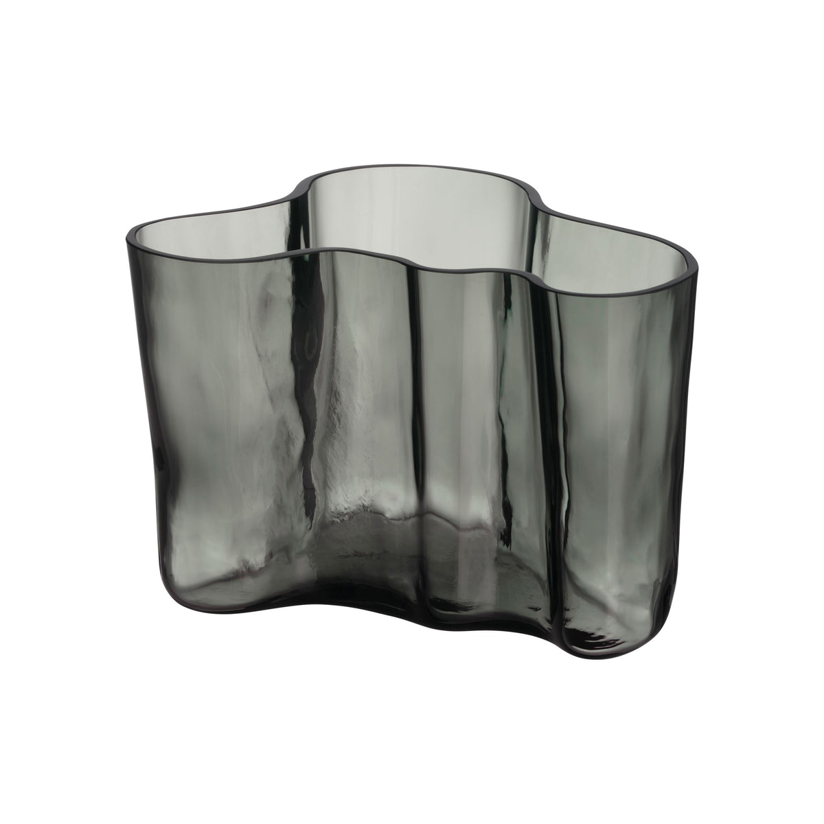 Aalto Vase 140mm dunkelgrau - Aalto vase 140mm dark grey wm