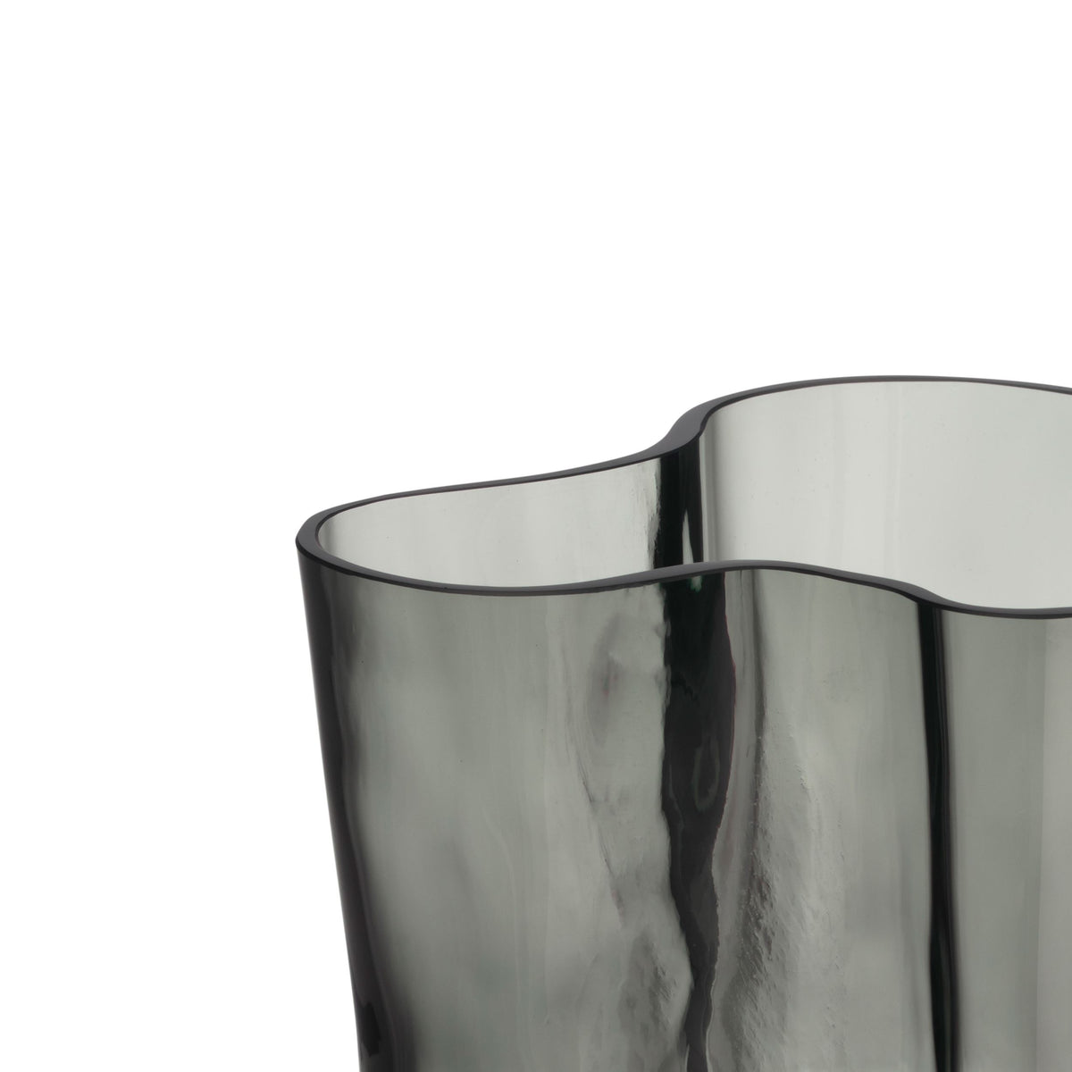 Aalto Vase 140mm dunkelgrau - Aalto vase 140mm dark grey wm