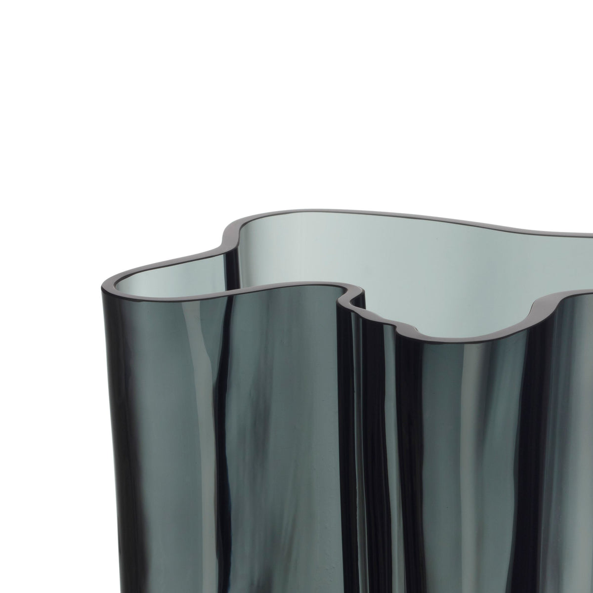 Aalto Vase 200mm dunkelgrau wm - Aalto vase 200mm dark grey wm