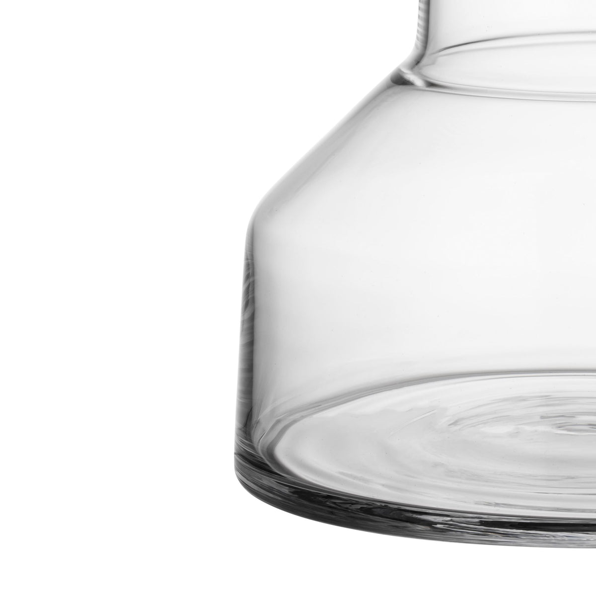 Solare Vase niedrig 220x200mm transparent - Solare vase low 220x200mm clear