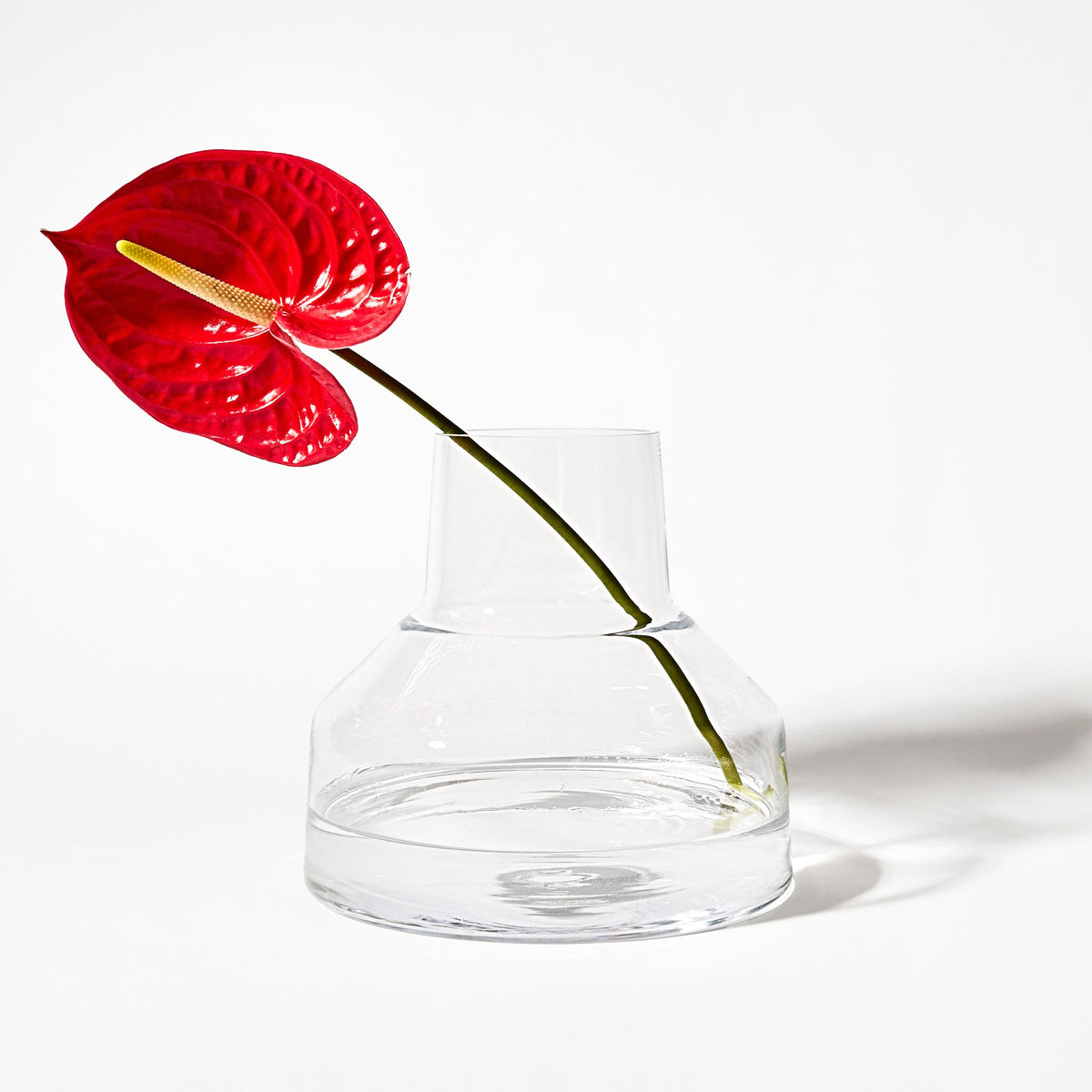 Solare Vase niedrig 220x200mm transparent - Solare vase low 220x200mm clear