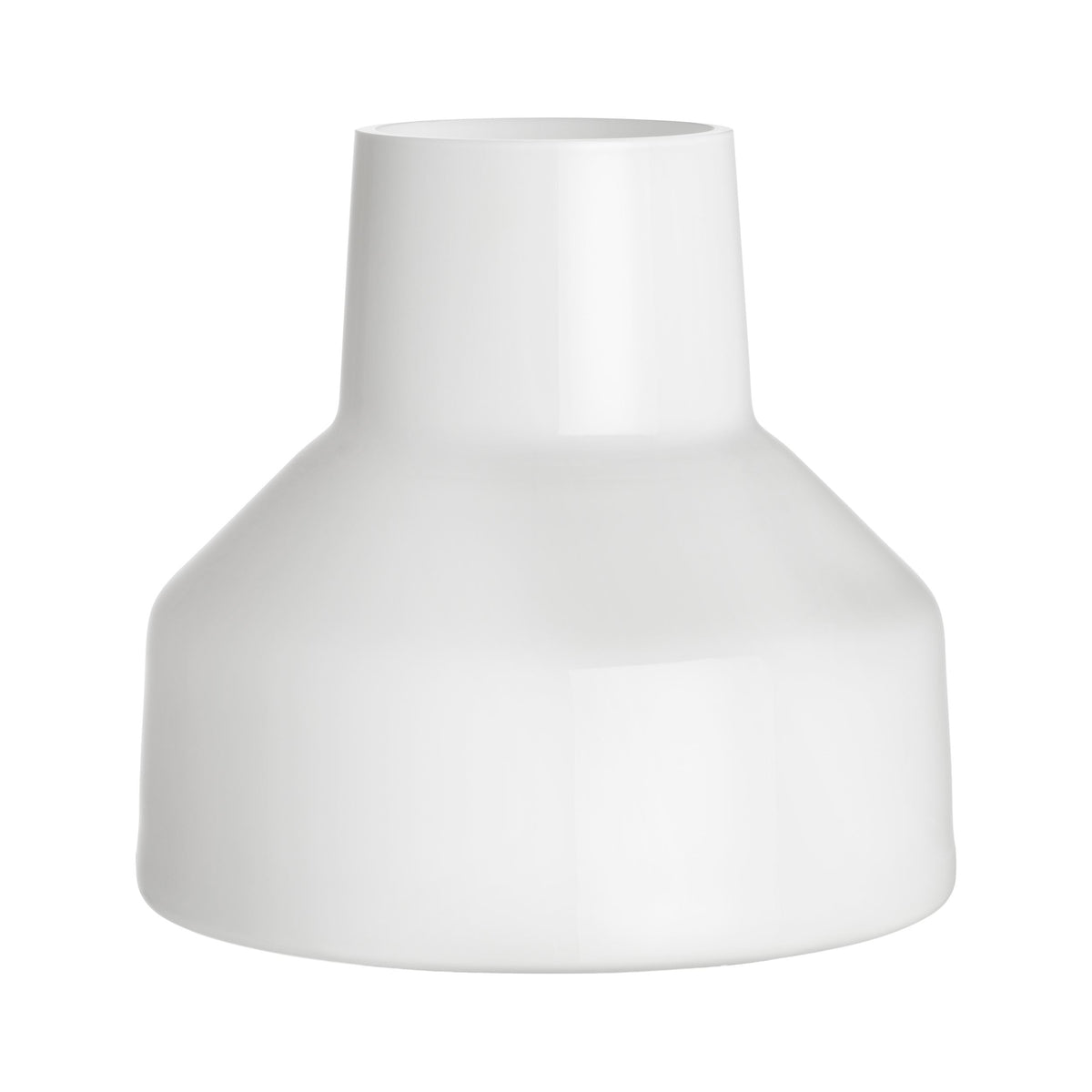 Solare Vase niedrig 220x200mm weiß - Solare vase low 220x200 white