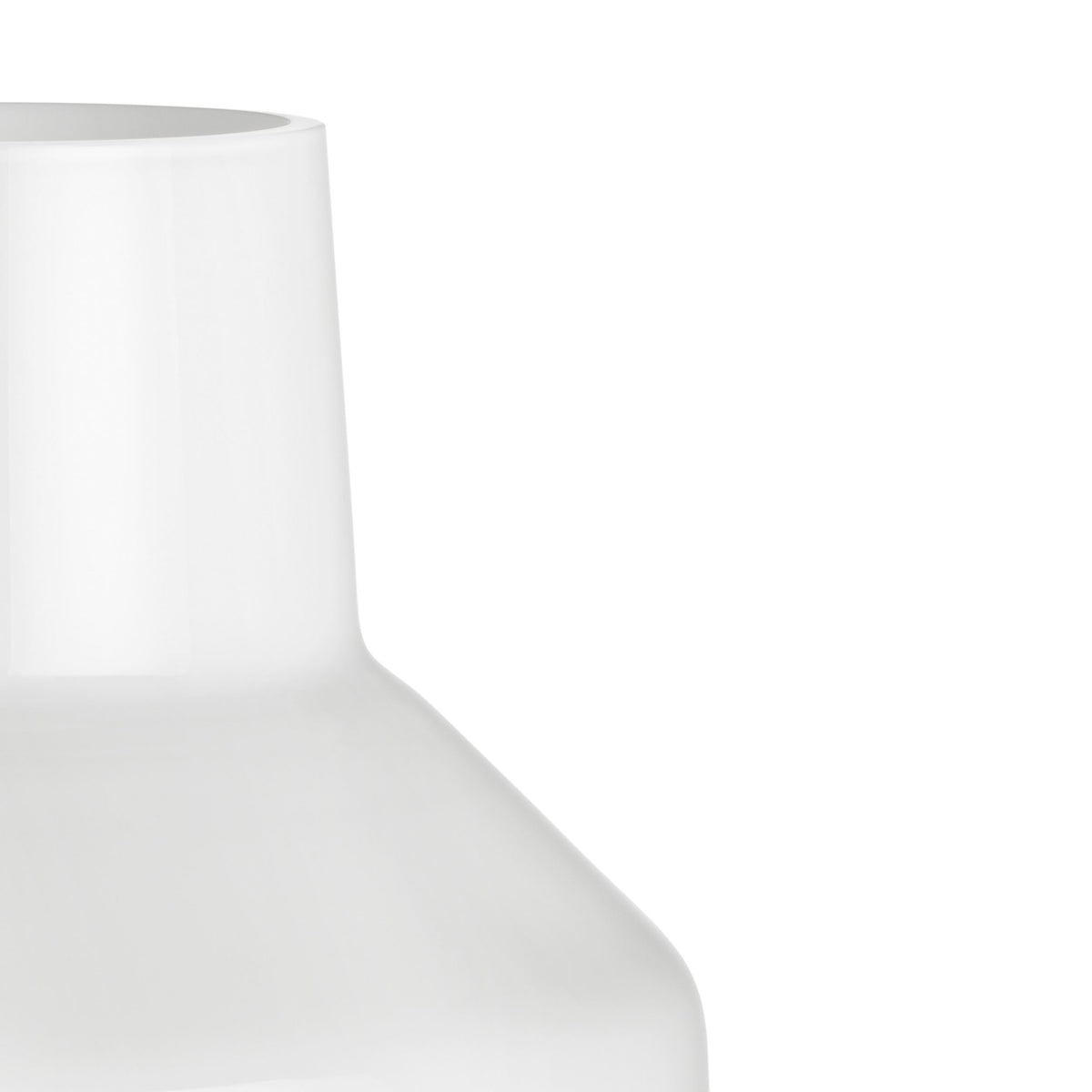 Solare Vase niedrig 220x200mm weiß - Solare vase low 220x200 white