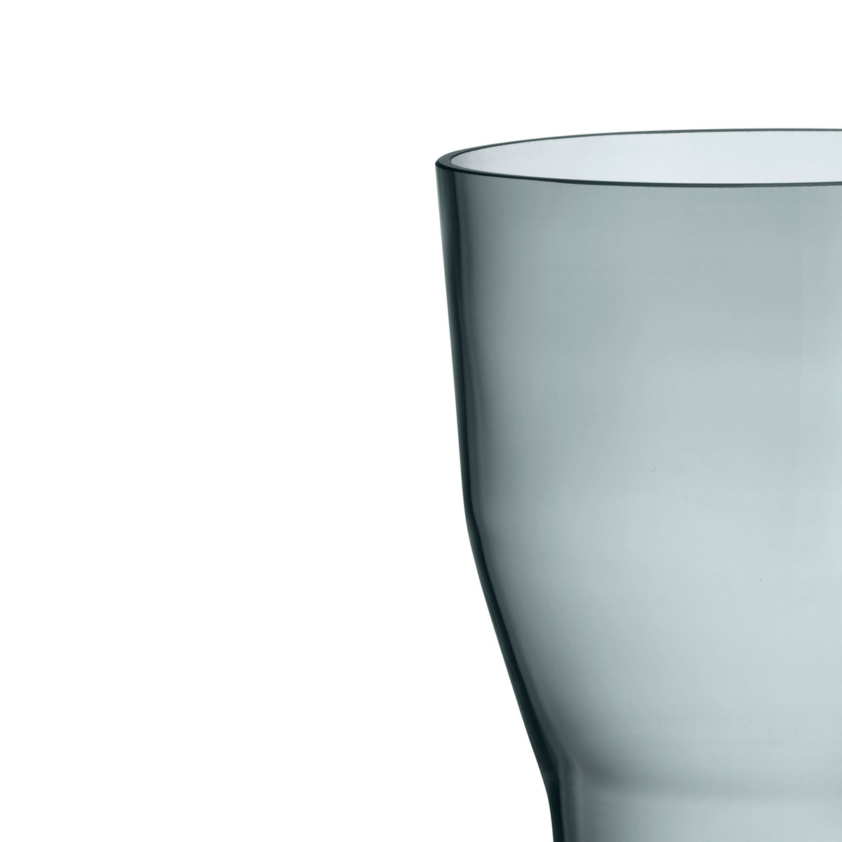 Solare Vase hoch 120x260mm stahlgrau - Solare vase tall 120x260mm steel grey