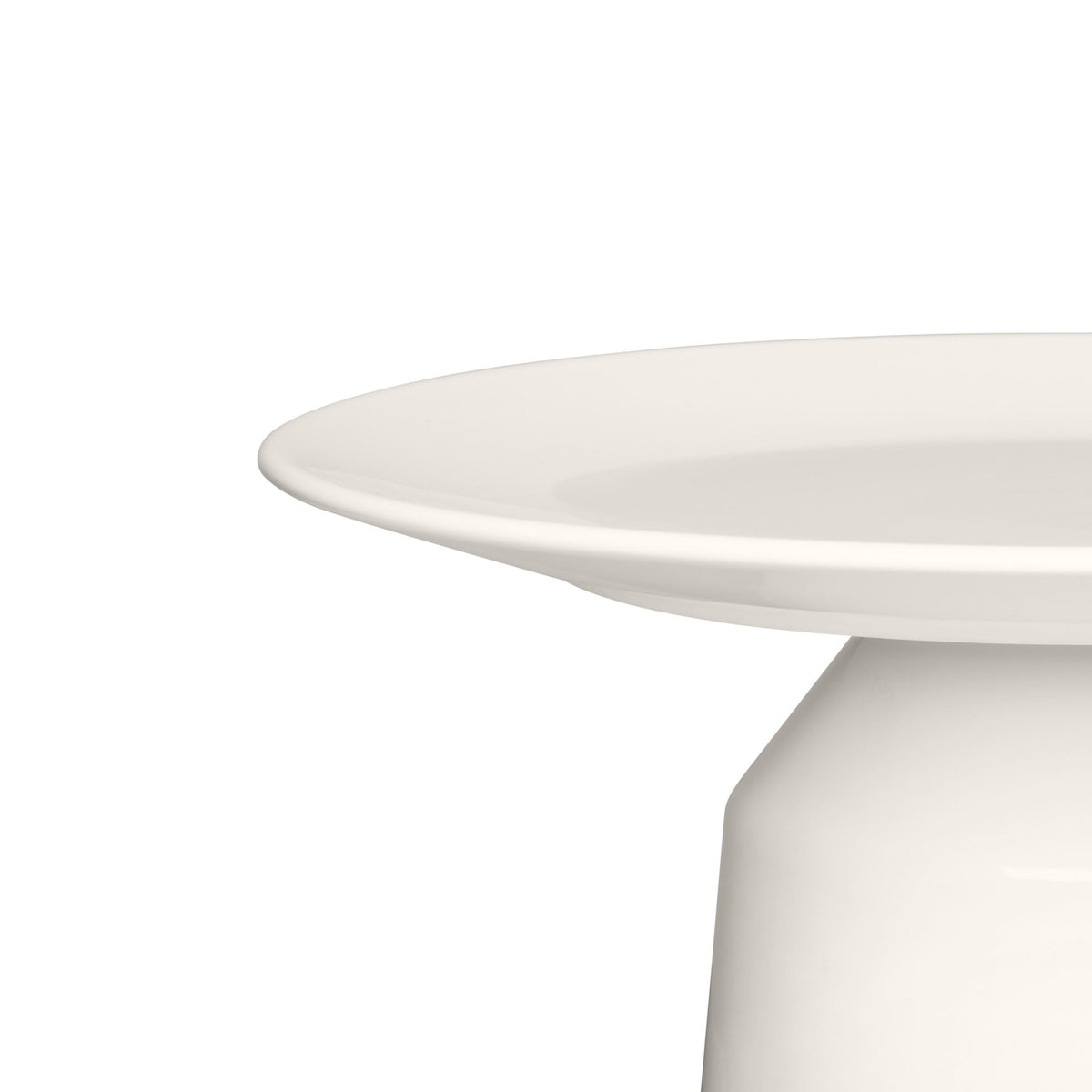 Solare Serviertablett hoch 24x14cm Weiß - Solare serving tray tall 24x14cm white