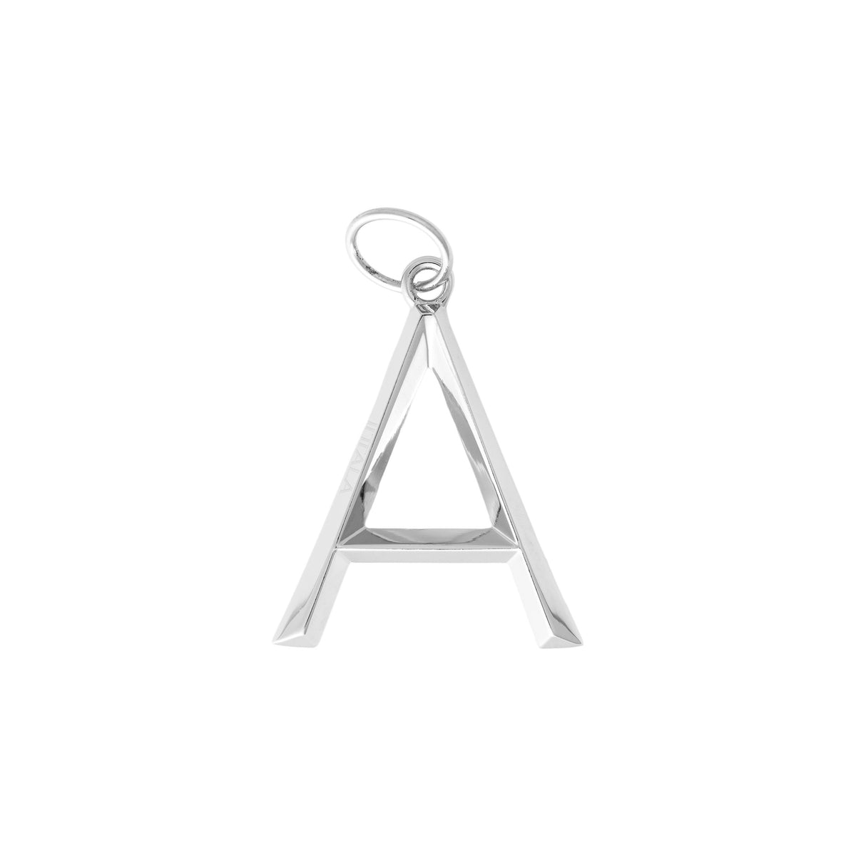 Iittala väsksmycke bokstav A 5cm metall - Iittala letter charm A 5cm metal