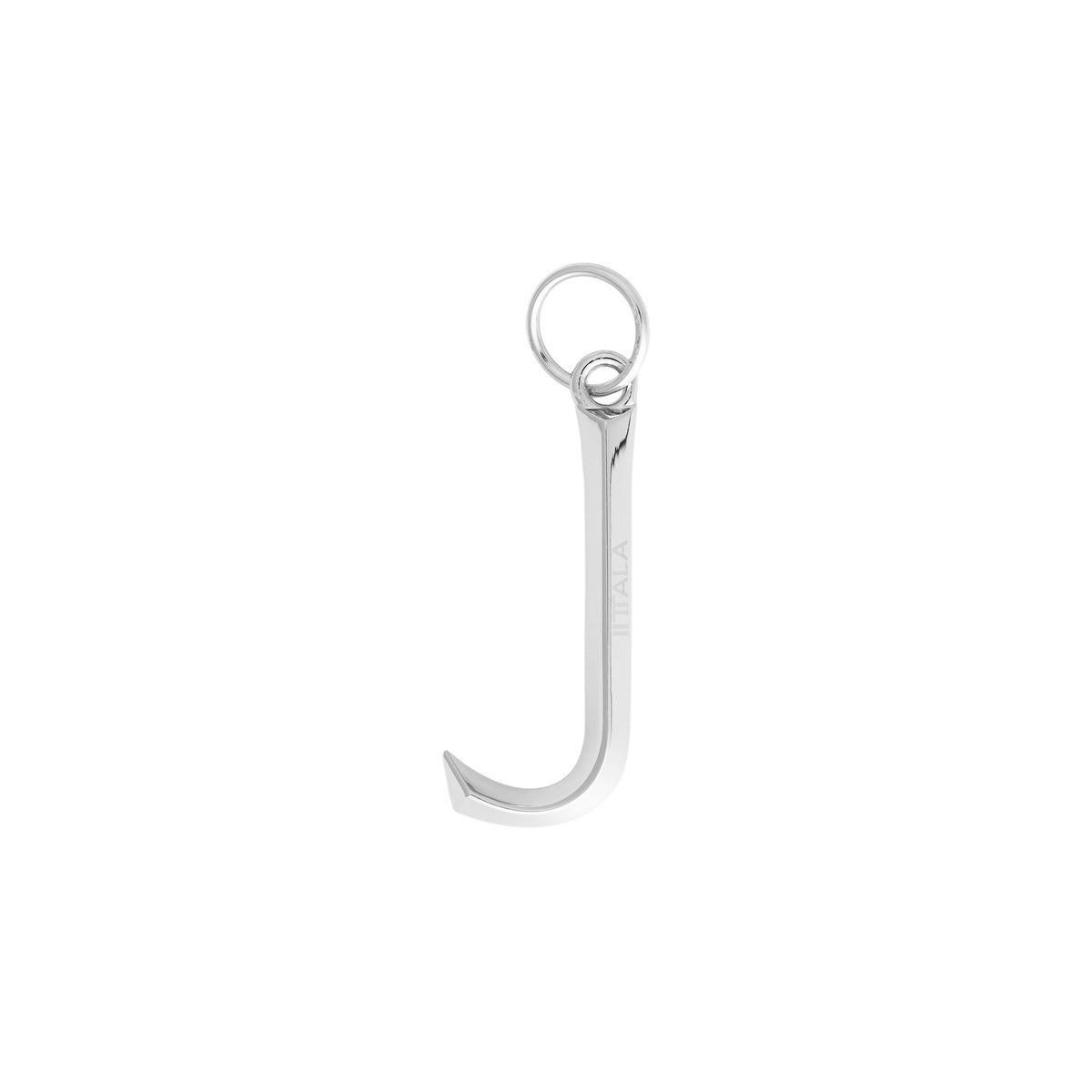 Iittala Buchstabenanhänger J 5cm Metall - Iittala letter charm J 5cm metal