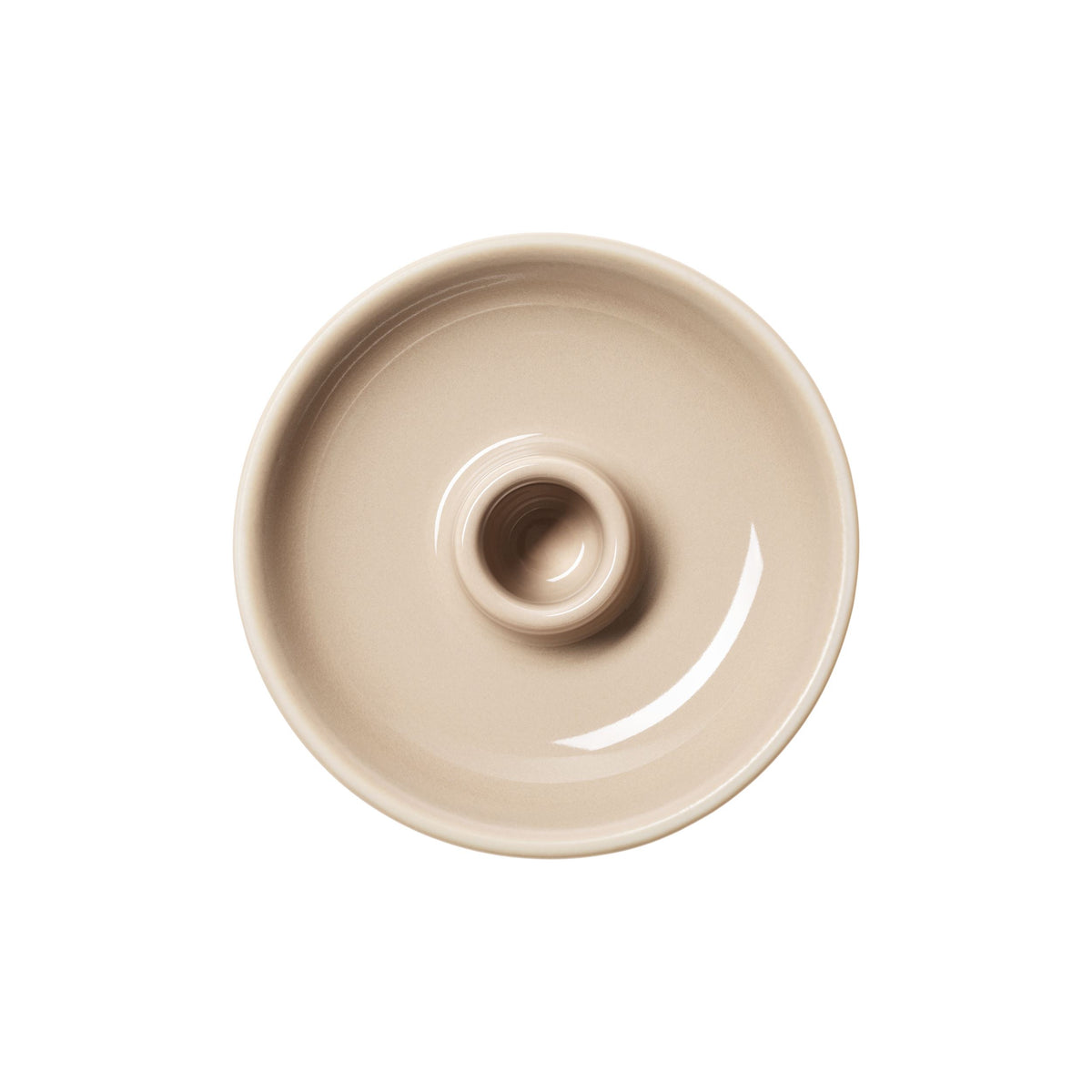 Kirnu kynttilänjalka 11x3,5cm beige - Kirnu candleholder 11x3,5cm beige