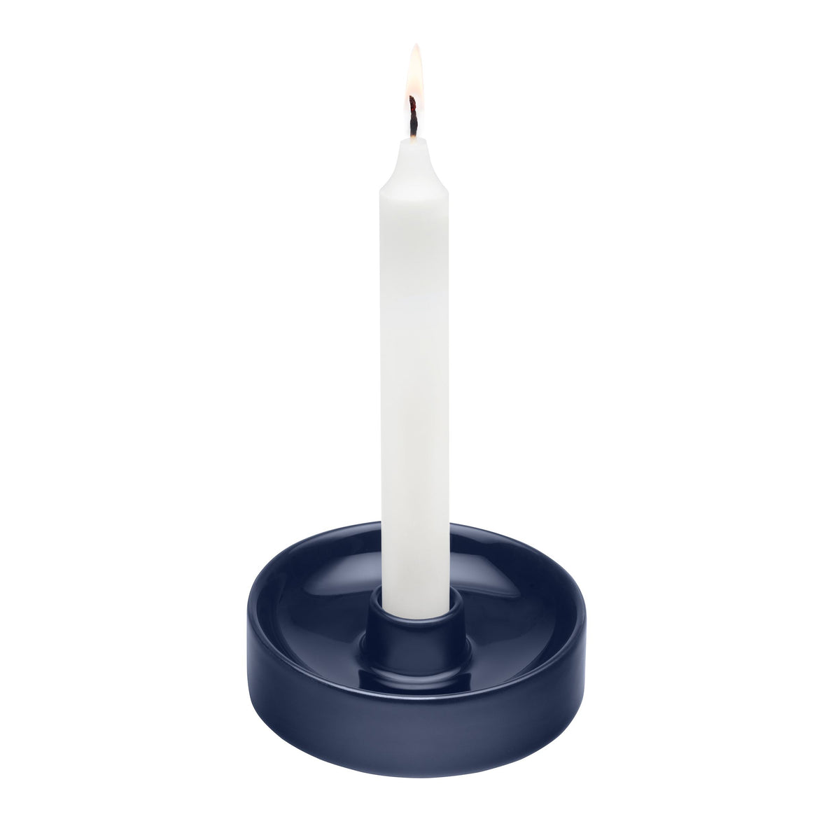 Kirnu ljusstake 11x3,5cm blå - Kirnu candleholder 11x3,5cm blue