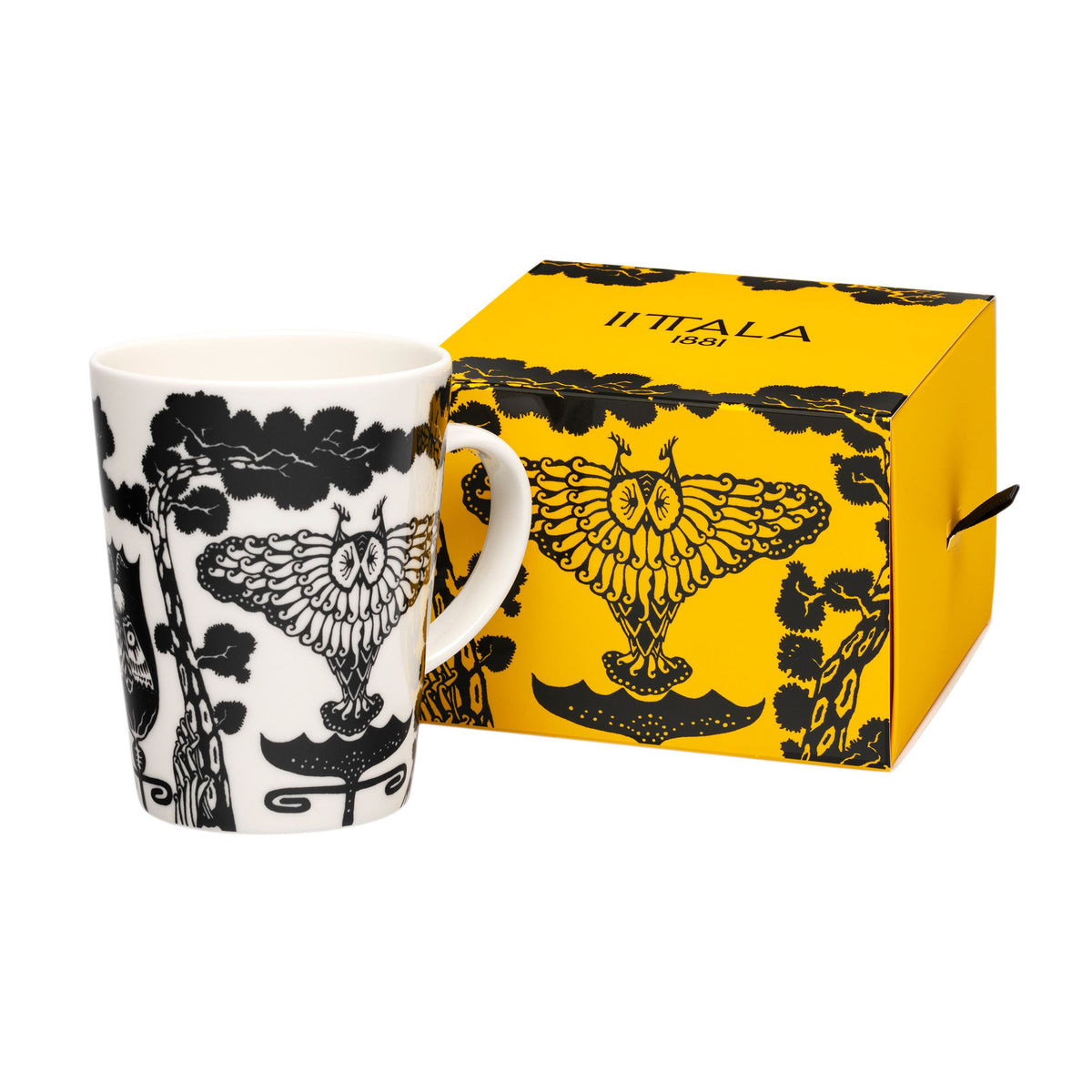 Taika Becher 0,4L Uni s/w Geschenkbox - Taika mug 0,4L Uni b/w gift box