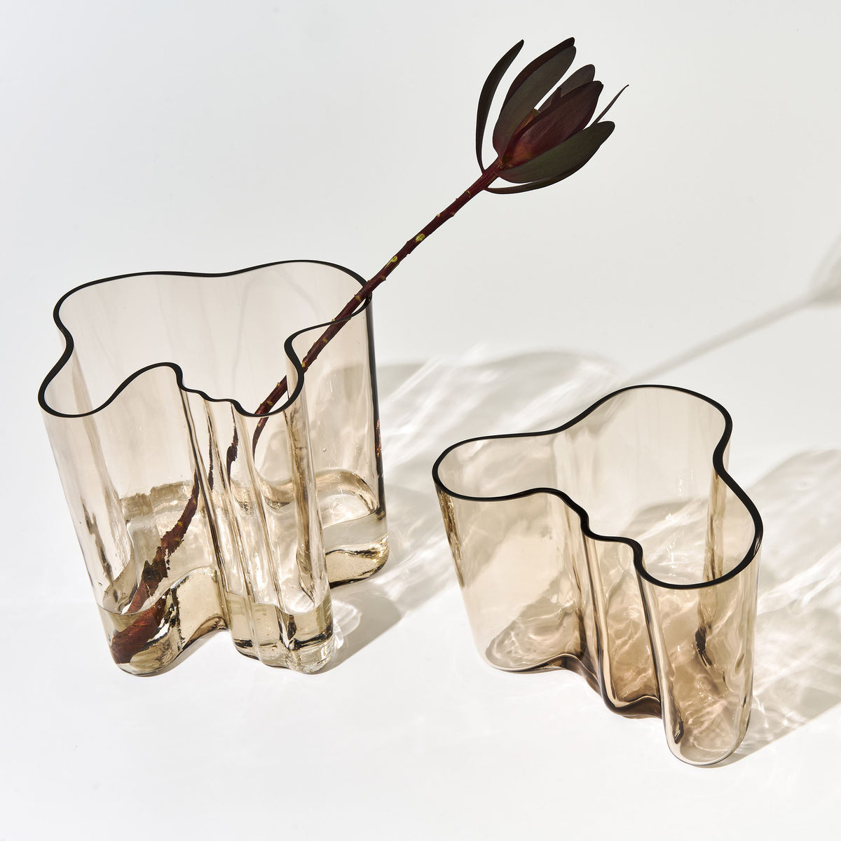 Alvar Aalto Collection vas 140mm linne - Aalto vase 140mm linen wm