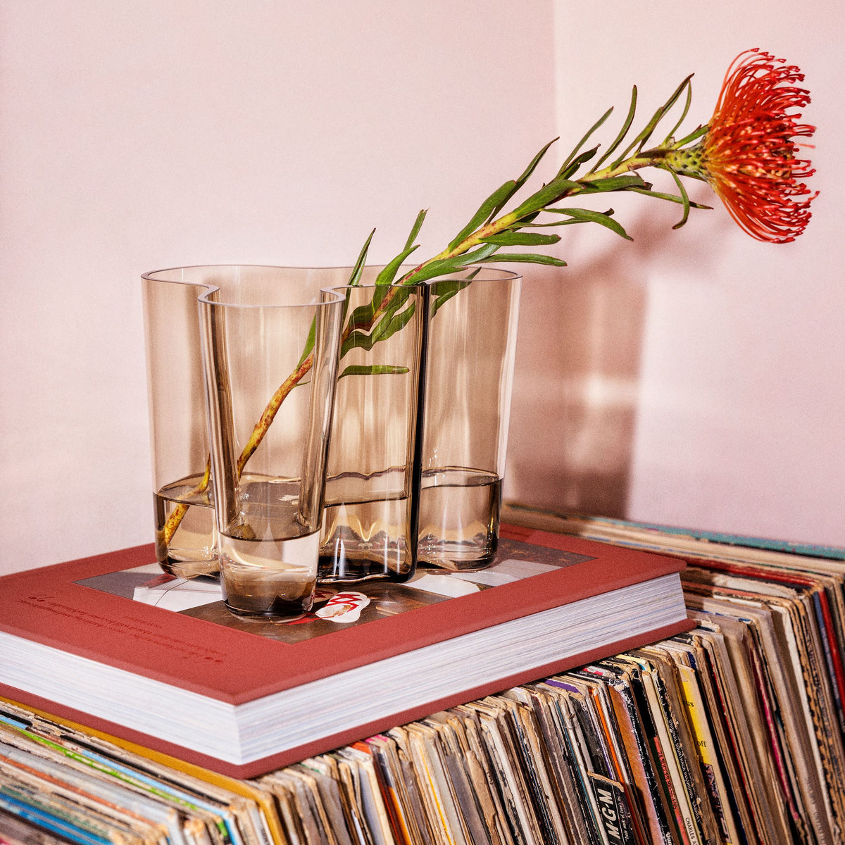 Alvar Aalto Collection vas 140mm linne - Aalto vase 140mm linen wm