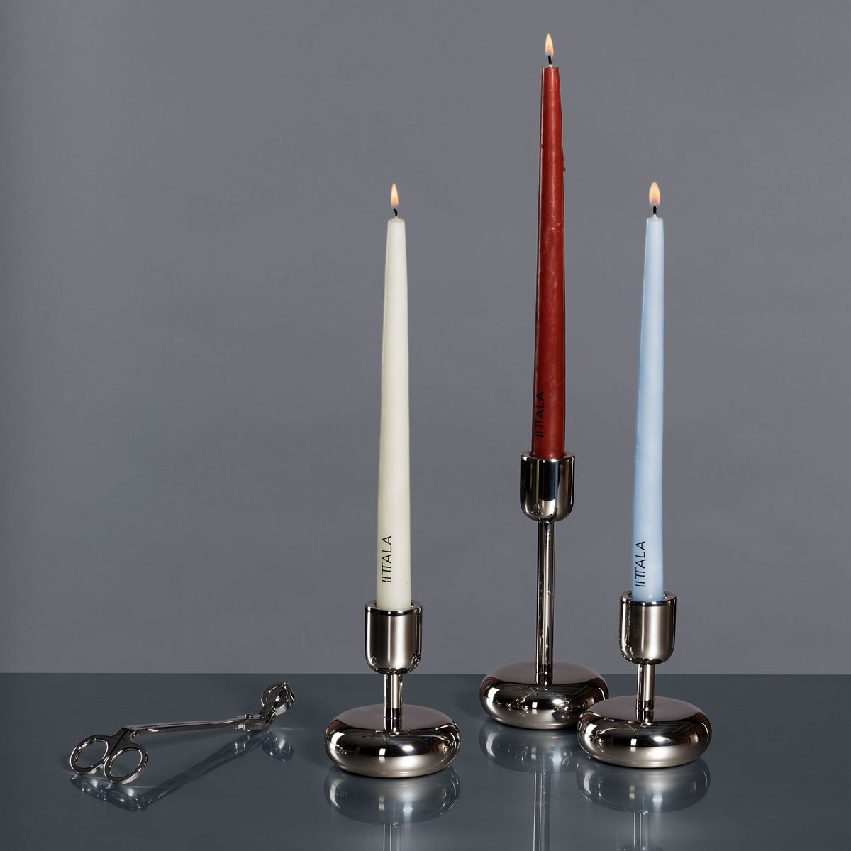Iittala Stabkerze 28cm Wasser 4er-Pack - Iittala taper candle 28cm water 4pc