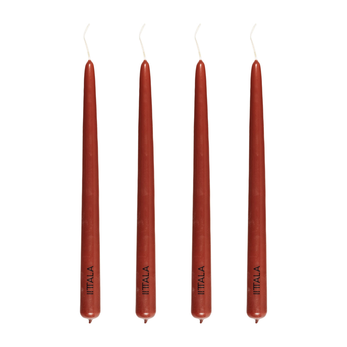 Iittala Stabkerze 28cm Feuer 4er-Pack - Iittala taper candle 28cm fire 4pc