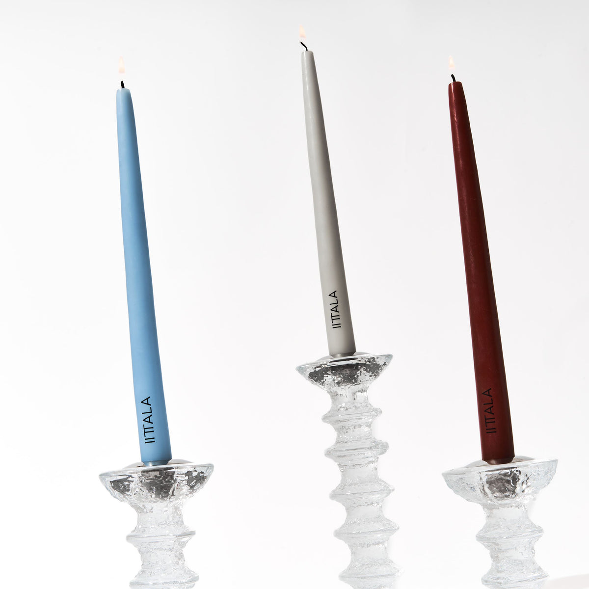 Iittala Stabkerze 28cm Feuer 4er-Pack - Iittala taper candle 28cm fire 4pc