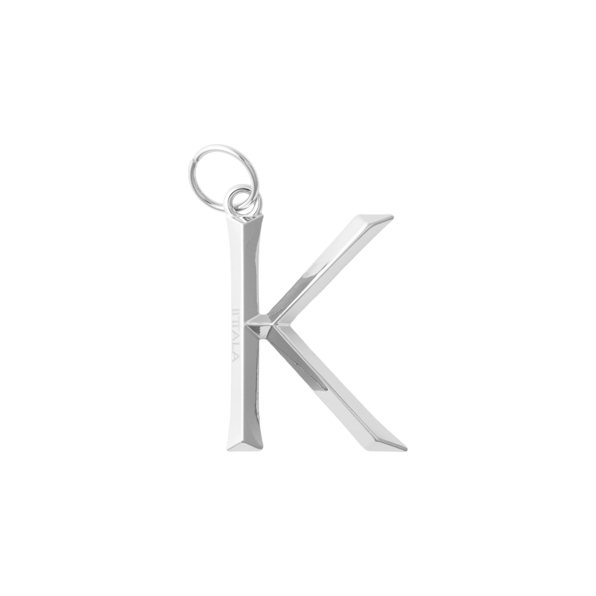 Iittala Buchstabenanhänger K 5cm Metall - Iittala letter charm K 5cm metal