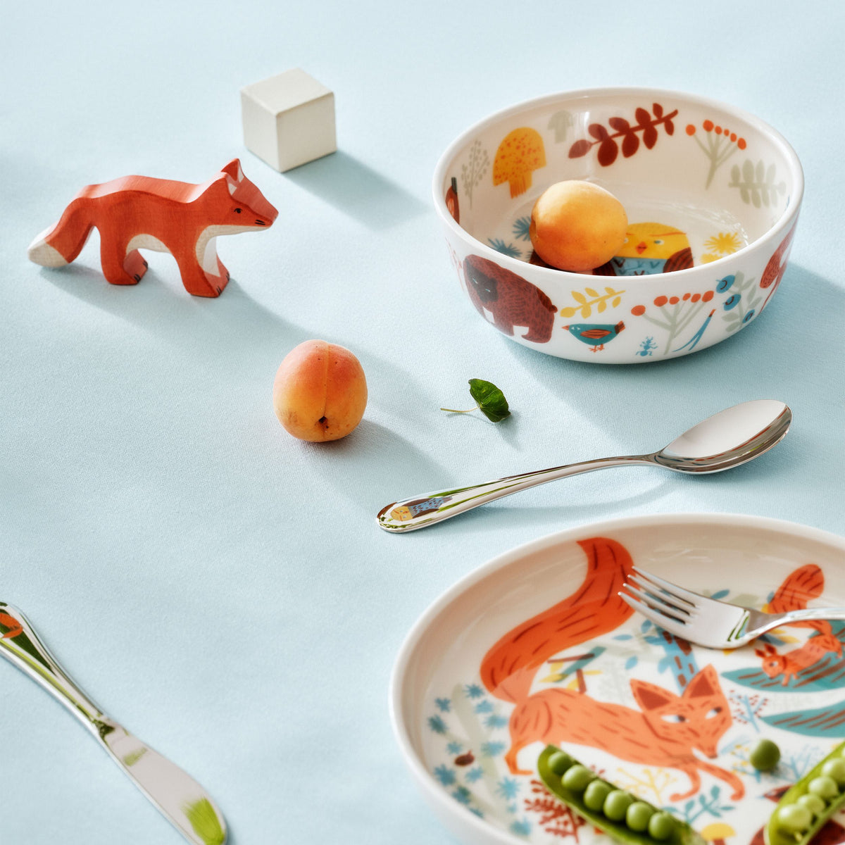 Poppoo barnbestick Vänner 4-set - Poppoo children's cutlery Friends 4set
